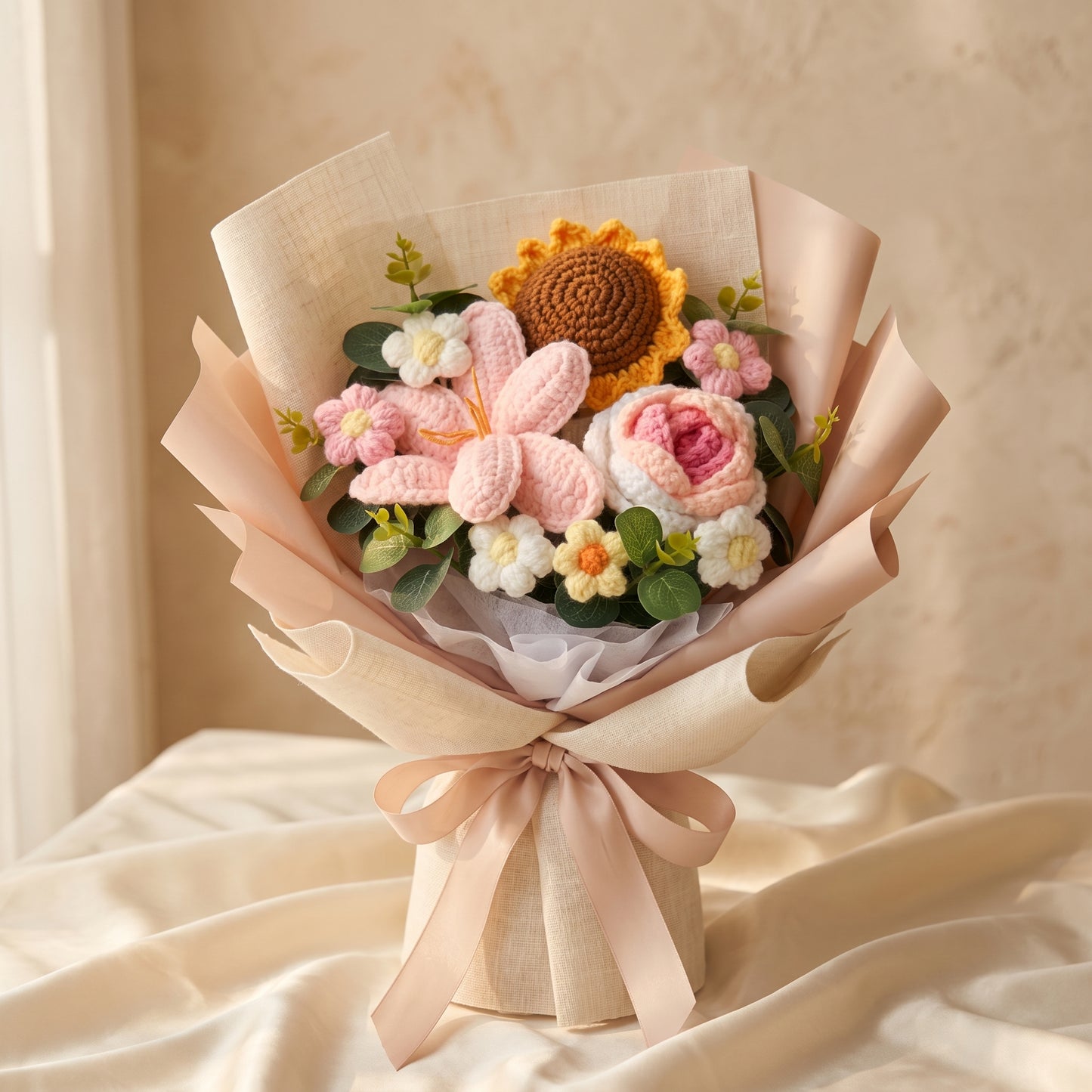 Forever Bloom Crochet Bouquet