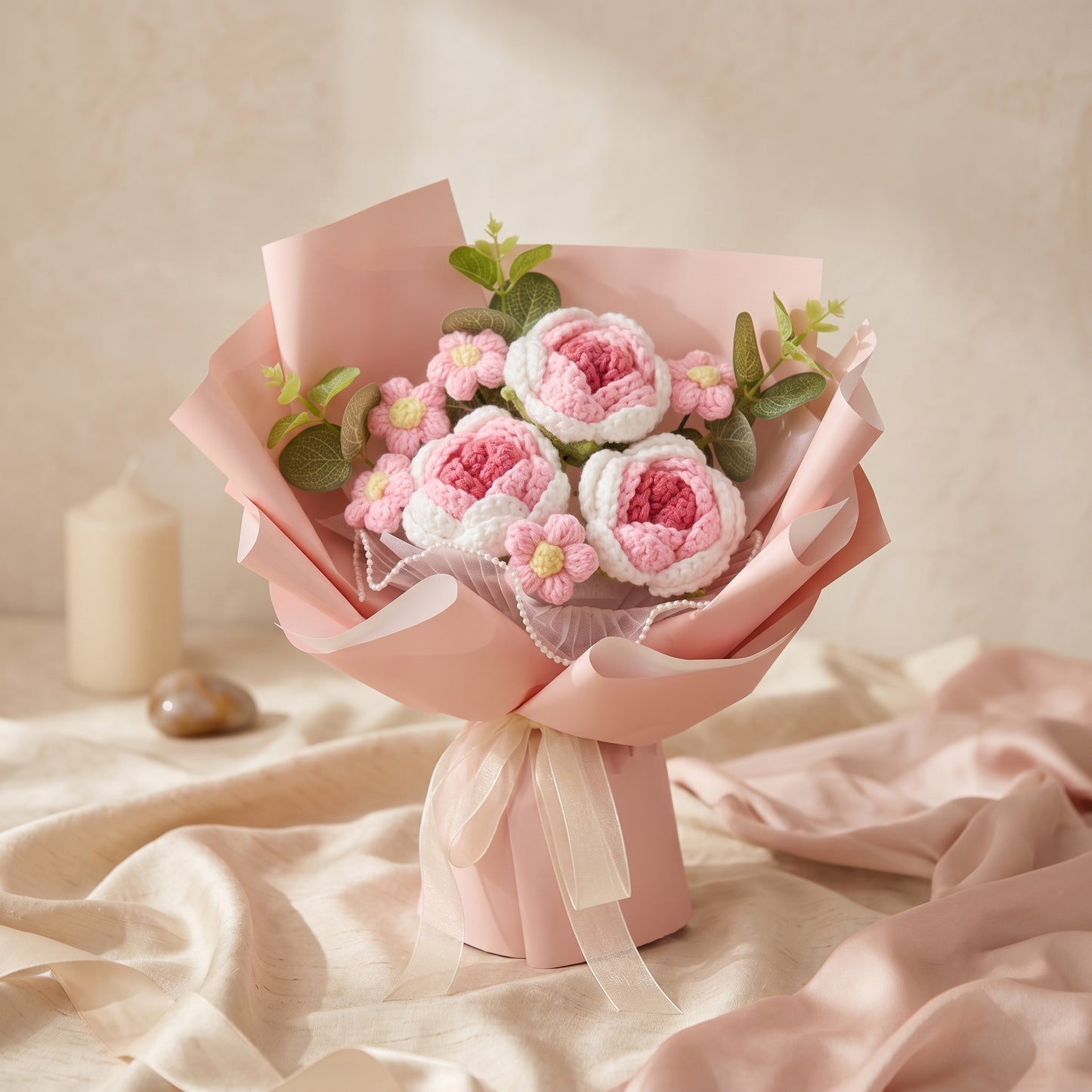 Forever Bloom Crochet Bouquet