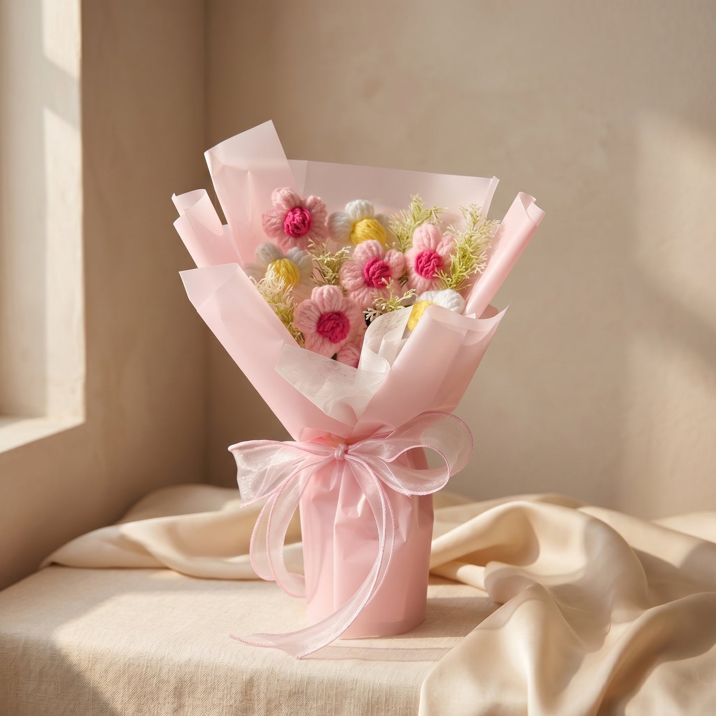 Forever Bloom Crochet Bouquet